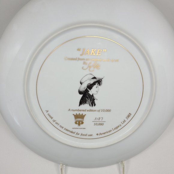 Jake by Su Etem 1983 Decorative Plate #3187 - Picture 3 of 3